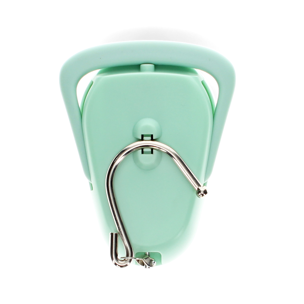 travel scales with tape measure - pistachio green