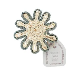 dessous de verre en cosses de maïs - gris dessous de verre en cosses de maïs - gris