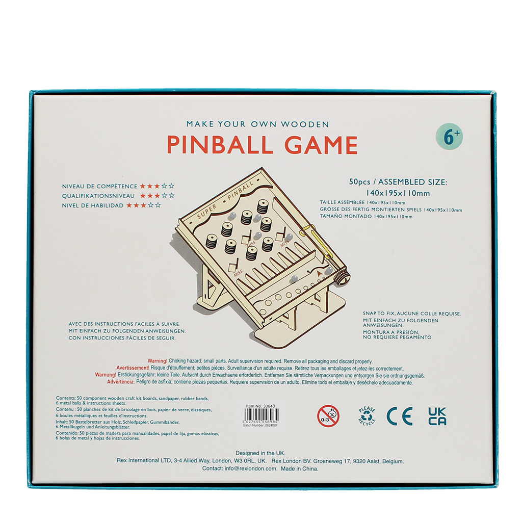 fabriquez votre propre jeu de table en bois - flipper