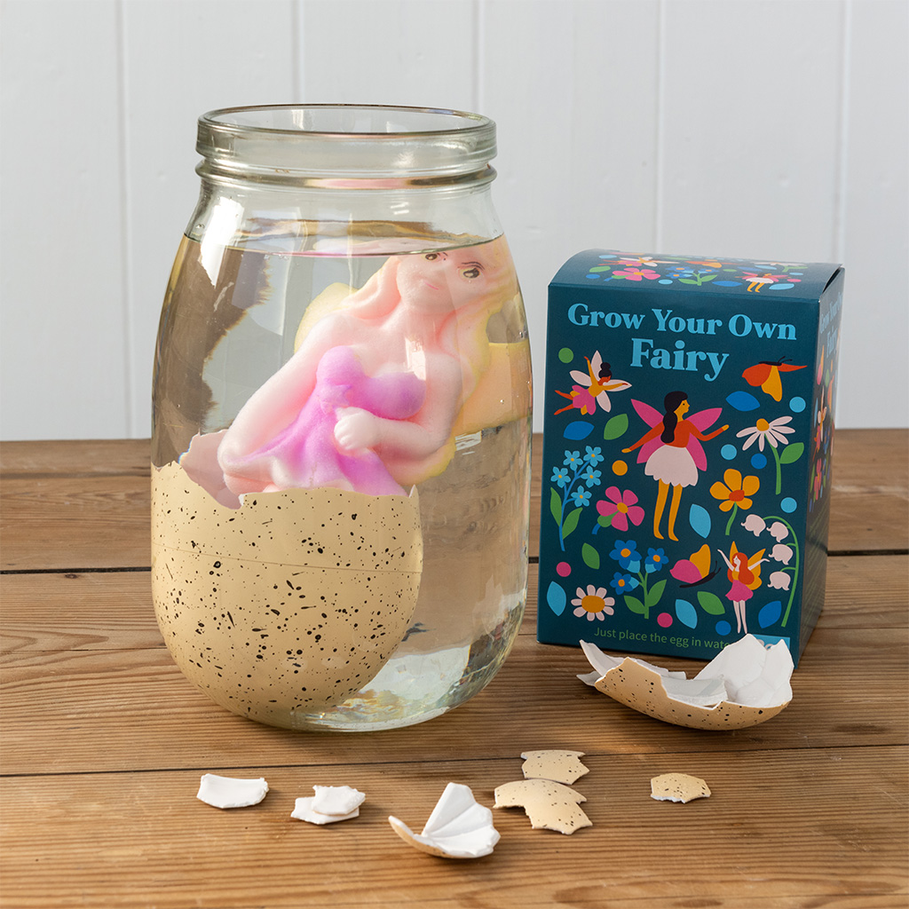 giant hatching fairy egg - fairies in the garden