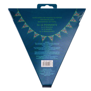 paper bunting (3 metres) - fairies in the garden