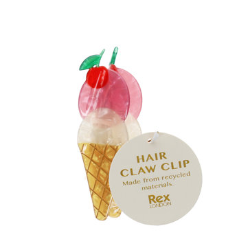 hair claw clip - ice cream