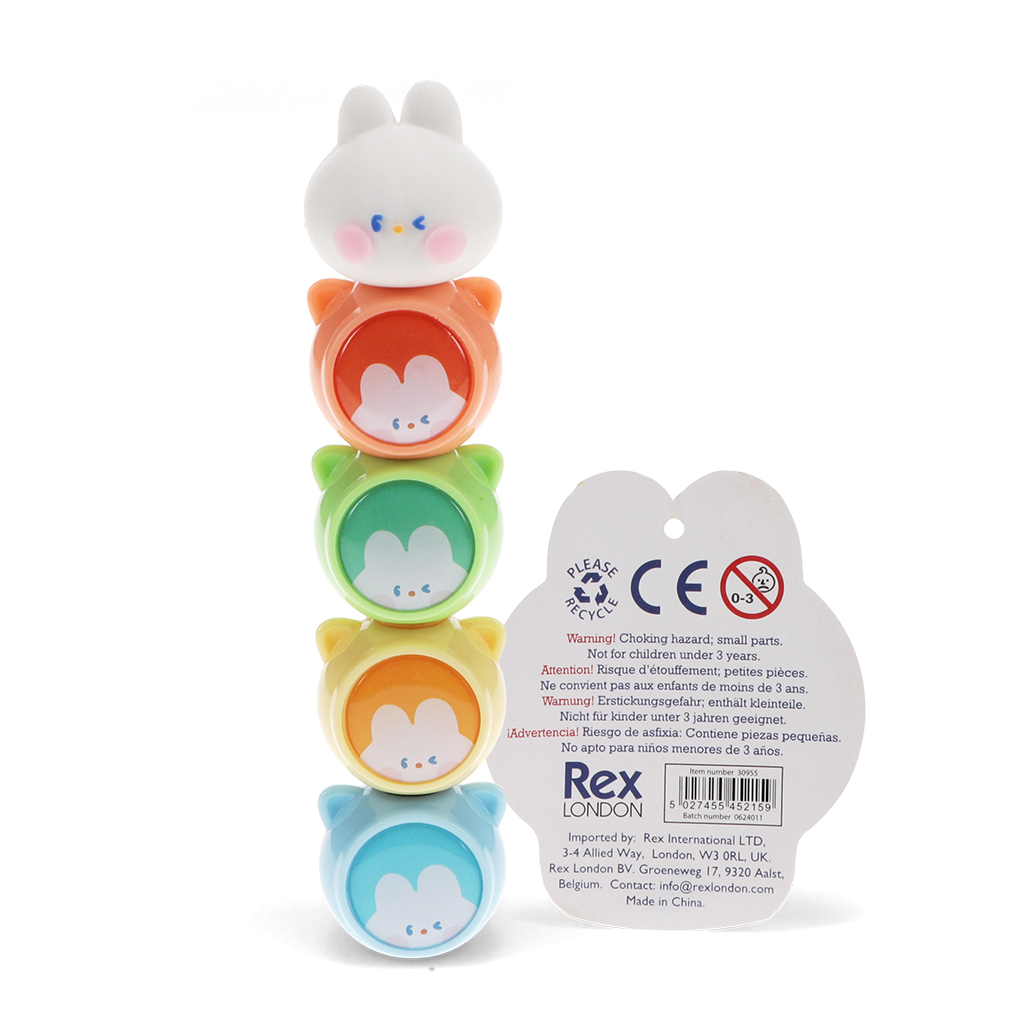 stackable highlighters set - bunny