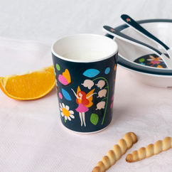 children's melamine beaker - fairies in the garden