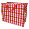 jumbo storage bag - pink gingham