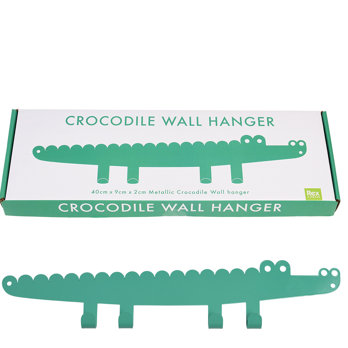 metal wall hanger - crocodile