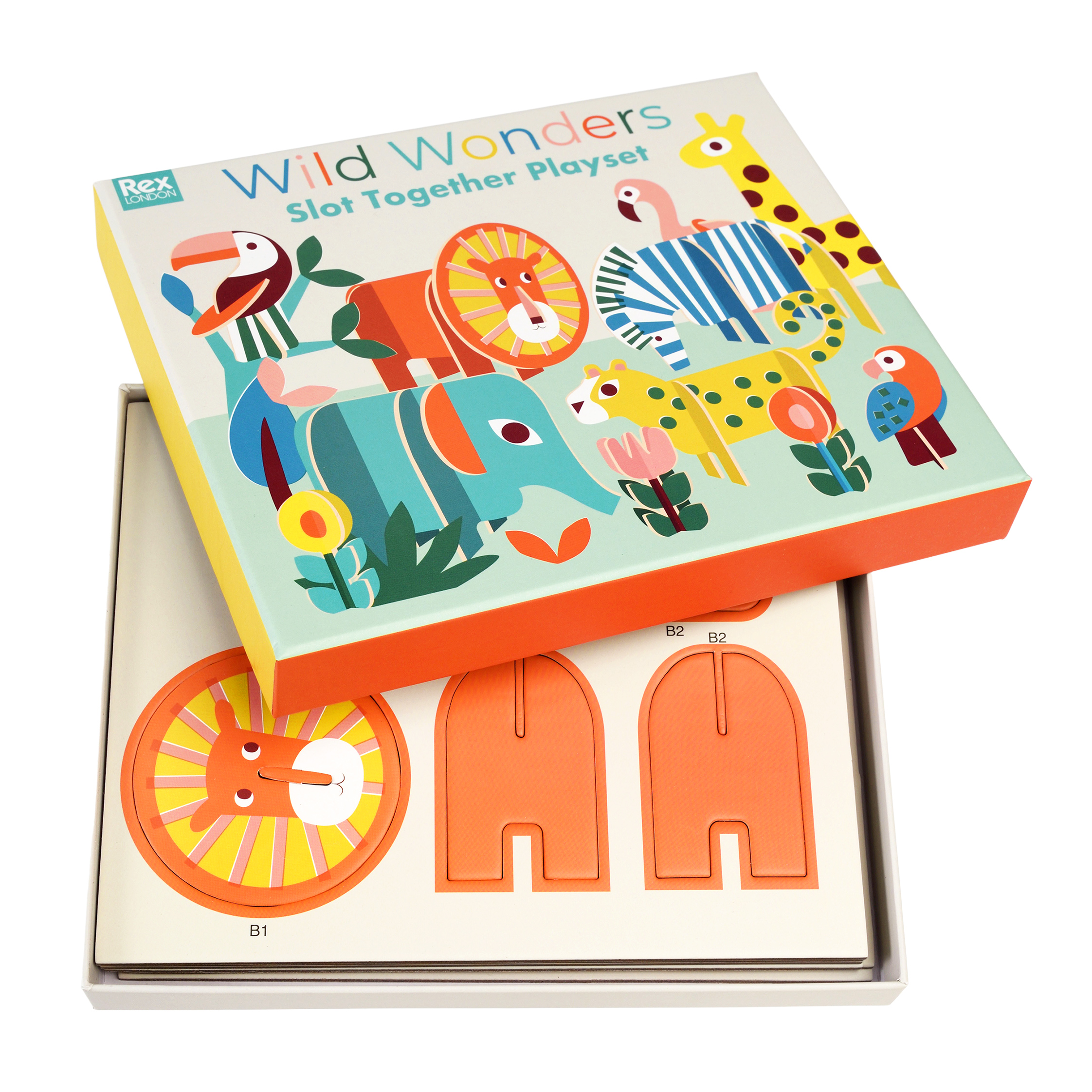 slot together playset - wild wonders