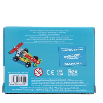 mini construction kit - colourful racing car mini construction kit - colourful racing car