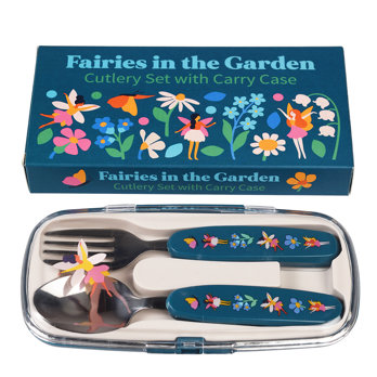 besteck-set für kinder fairies in the garden