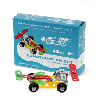 mini construction kit - colourful racing car mini construction kit - colourful racing car
