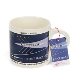 ceramic mug - tfl vintage poster "boat race"