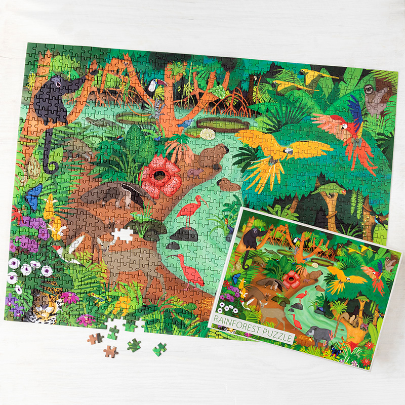jigsaw puzzle (1000 pieces) - rainforest