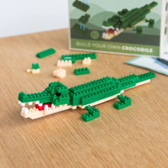 build your own animal model brick kit - crocodile
