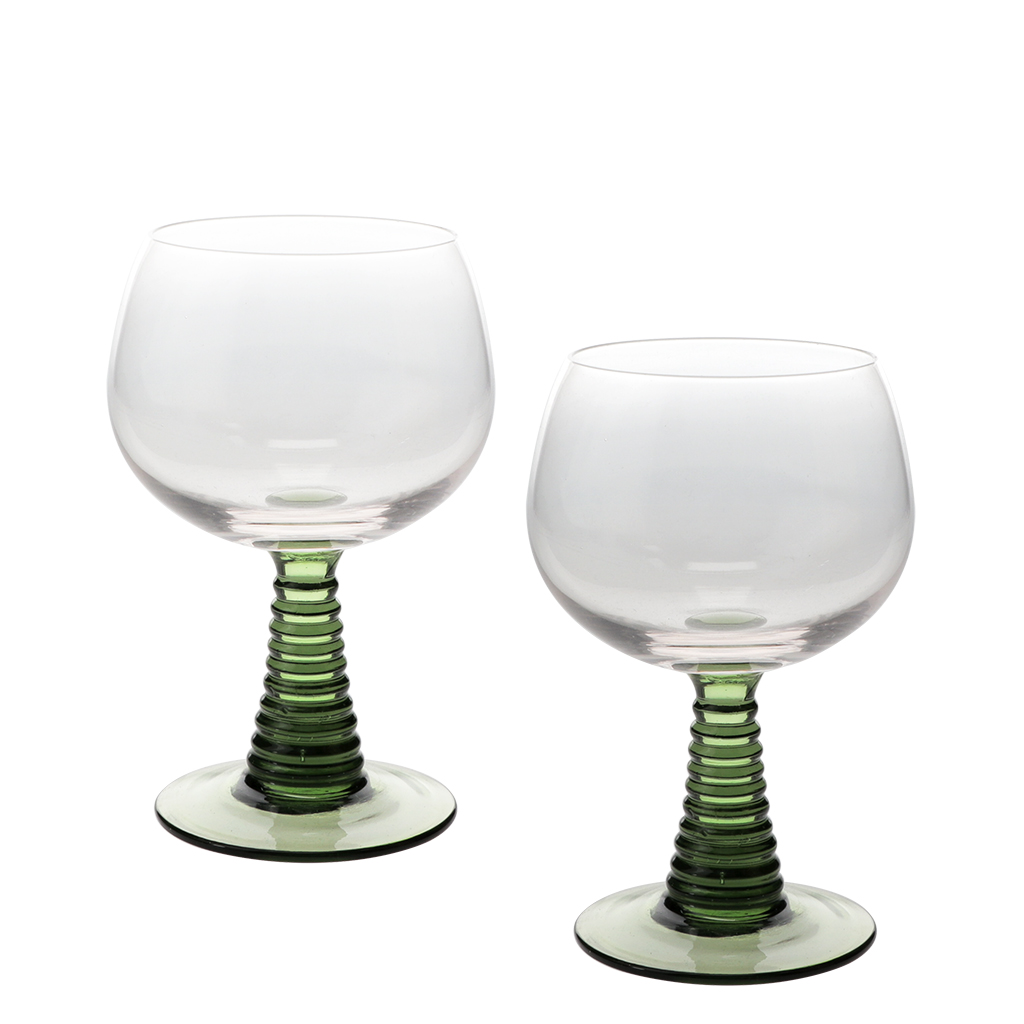 roemer-gläser 350ml (2-er set) - grün