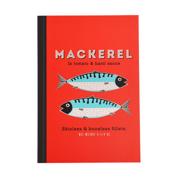 carnet ligné a5 mackerel