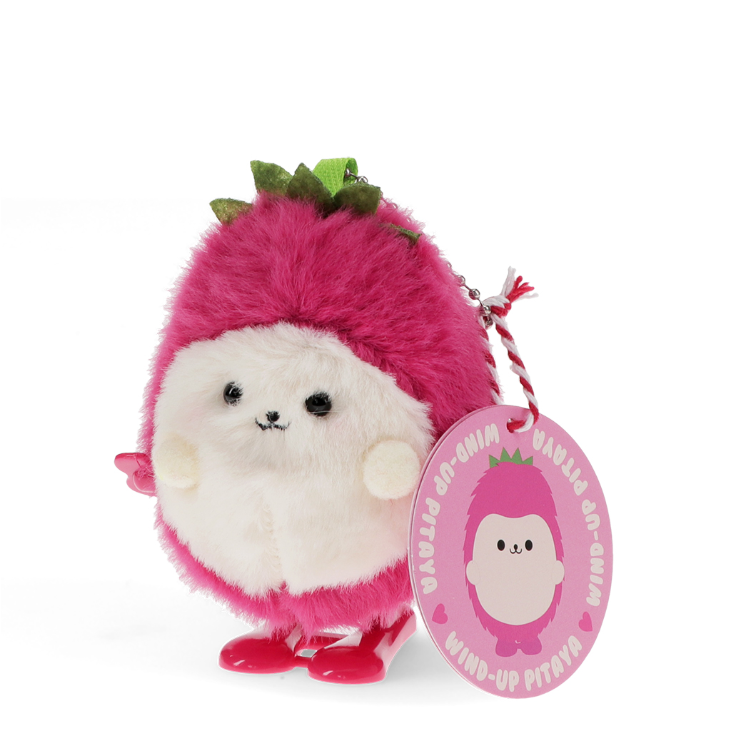 fluffy wind-up toy - pitaya (dragon fruit)