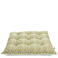 seat pad cushion (37x37cm) - green blockprint