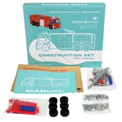 large construction set - fire engine large construction set - fire engine
