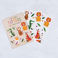 temporary tattoos - colourful creatures