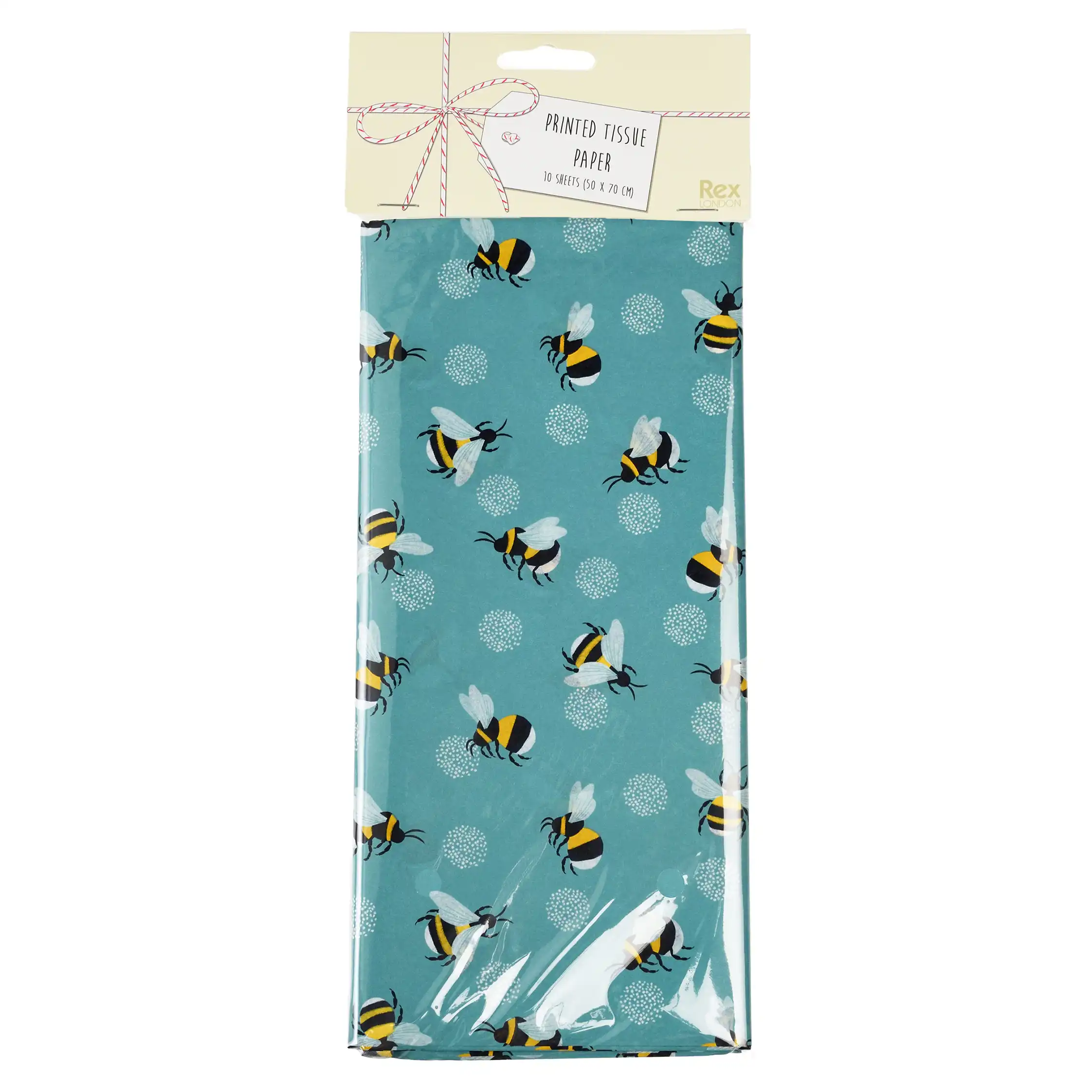 tissue paper (10 sheets) - bumblebee