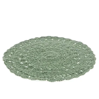 set de table au crochet - vert set de table au crochet - vert