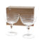 coupes vintage gravées 200ml (lot de 2) - transparent