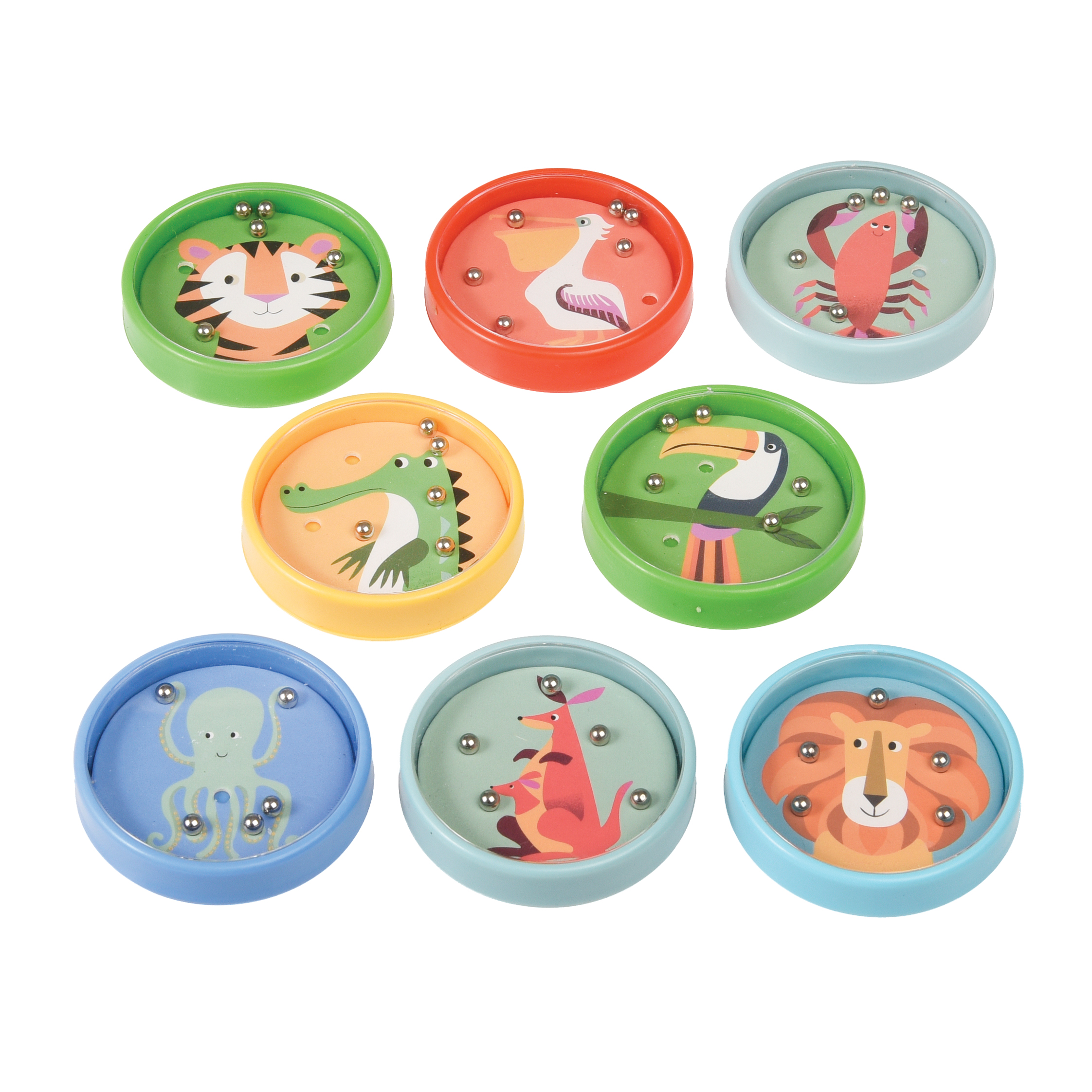 tilt puzzle - colourful creatures