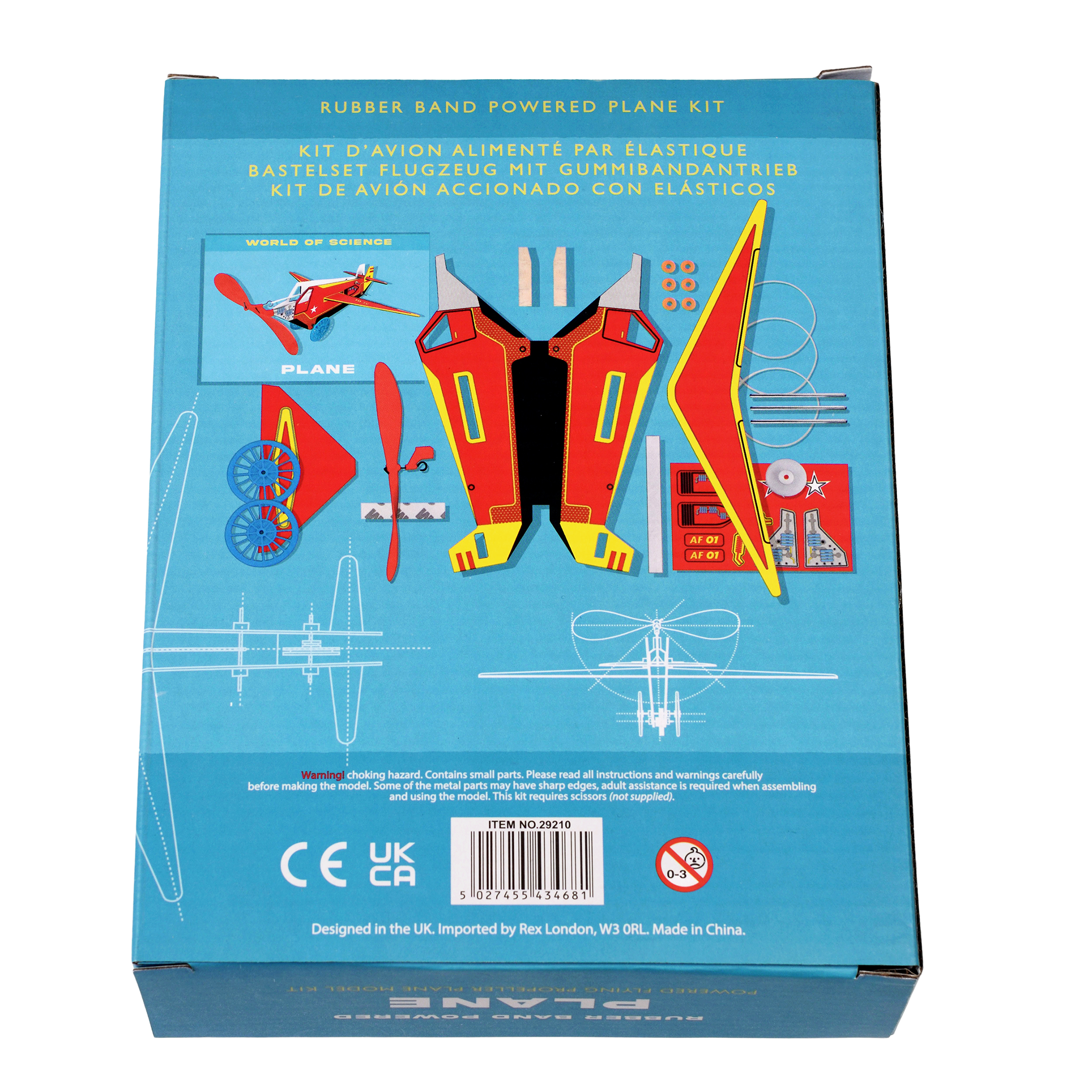 construisez votre propre avion propulsé par un élastique