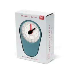 travel scales with tape measure - petrol blue travel scales with tape measure - petrol blue