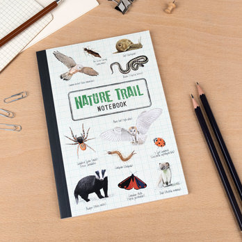 liniertes notizbuch a5 nature trail