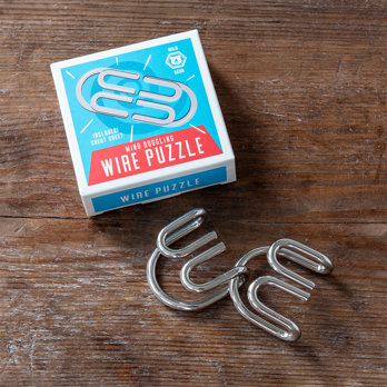 brain teaser wire puzzle - wild bear