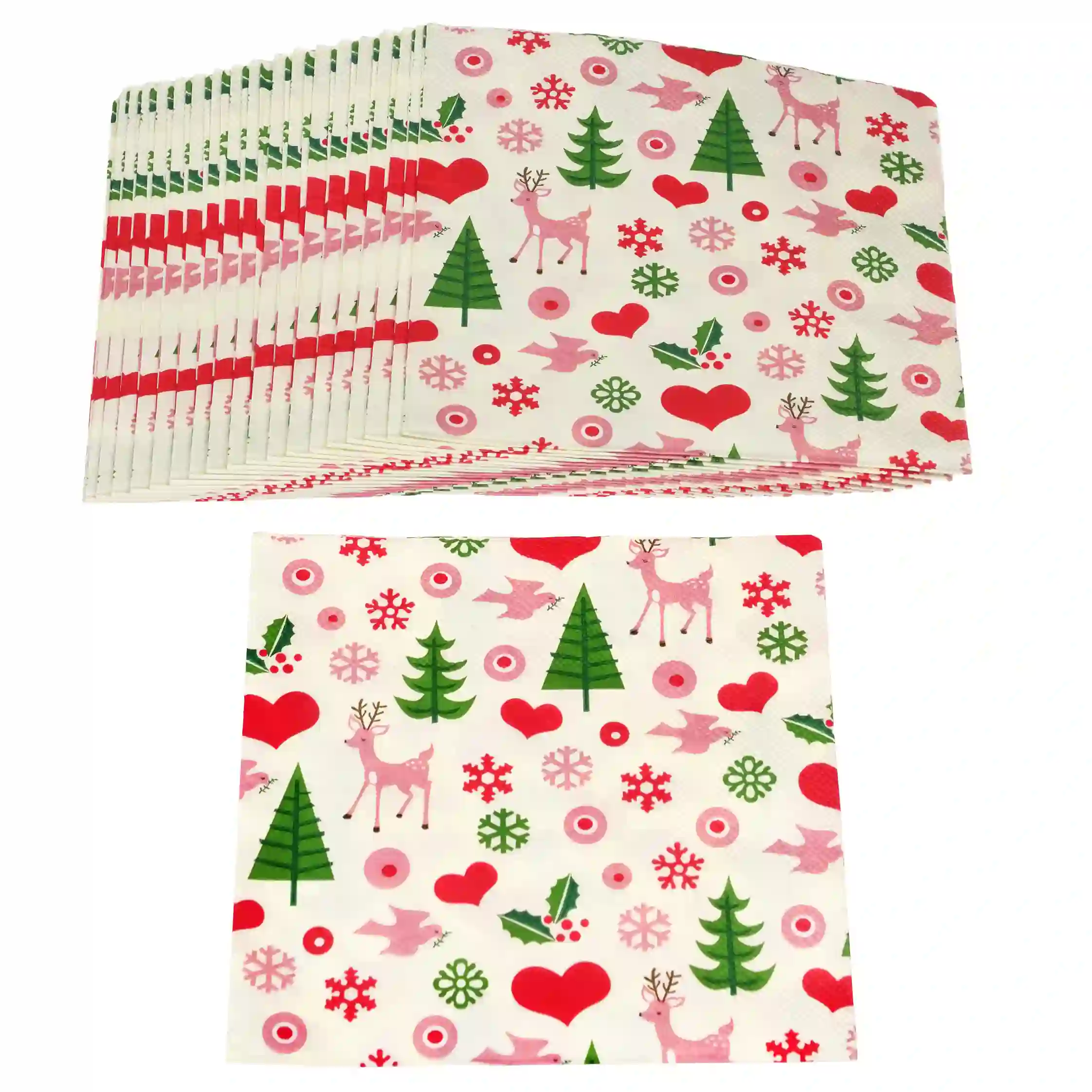 50s christmas napkins (pack of 20)