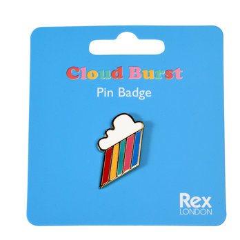 badge à épingle cloud burst