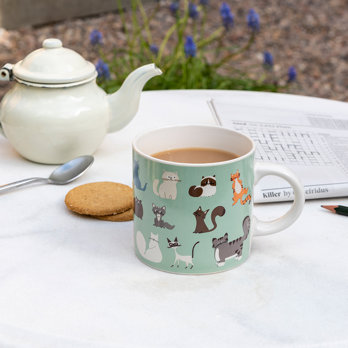ceramic mug - nine lives