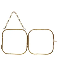 hängender messingrahmen mit aberundeten ecken 10x10cm hängender messingrahmen mit aberundeten ecken 10x10cm