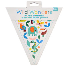 paper bunting (3 metres) - wild wonders