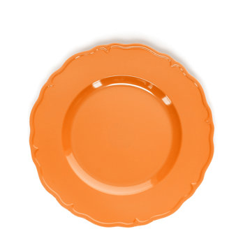 assiette mélamine (20cm) - orange