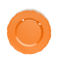 assiette mélamine (20cm) - orange