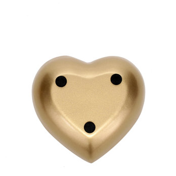 heart-shaped enamel trinket dish - flower