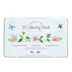 36 colouring pencils in a tin - wonders of nature 36 colouring pencils in a tin - wonders of nature