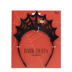 serre-tête de fête d'halloween – dark queen