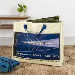 jumbo storage bag - tfl vintage poster "boat race"