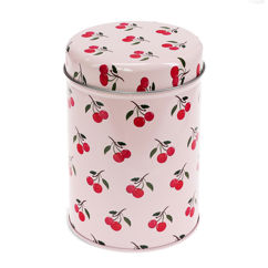 canister storage tin - little cherry