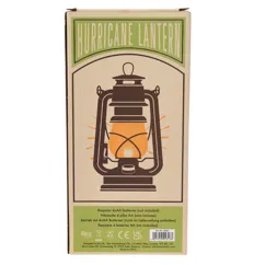 led hurricane lantern - orange led hurricane lantern - orange