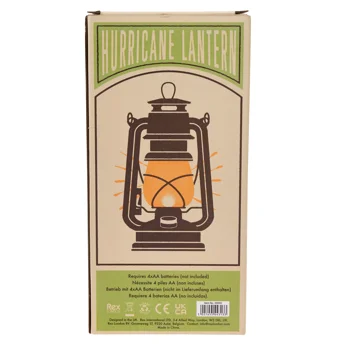 led hurricane lantern - orange led hurricane lantern - orange