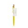 stylo à bille aluminium recyclé - jaune