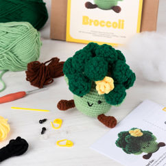 crochet kit - broccoli