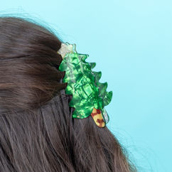 pince à cheveux – sapin de noël