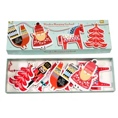 wooden hanging christmas garland wooden hanging christmas garland