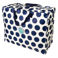 jumbo storage bag - navy on white spotlight
